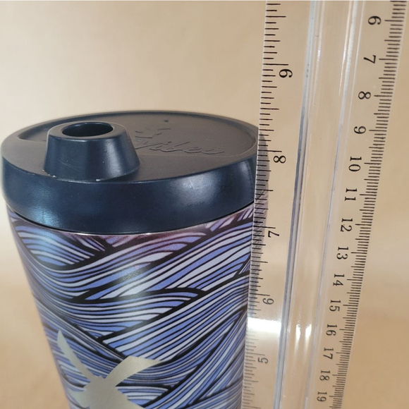 Dutch Bros Blue Waves Good Vibes Metal Travel Tumbler 24oz, cold liquid only - Picture 6 of 7